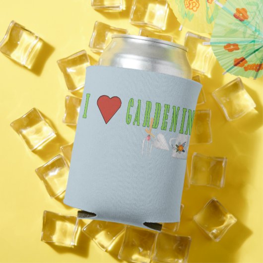 I Love Gardening Illustrated Text Blikjeskoeler (Insitu Zomer)