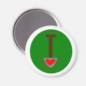 I Love Gardening Magnet (Recto/Verso)