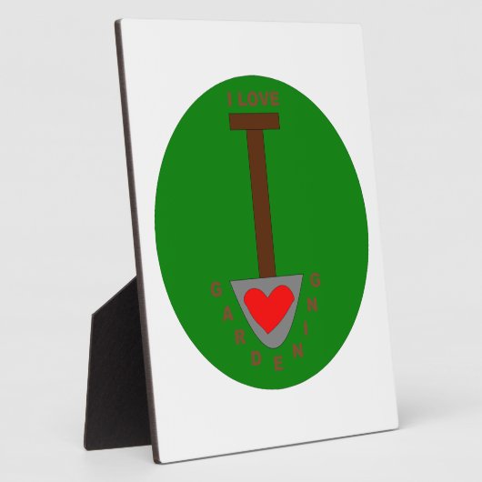 I Love Gardening Plaque (Côté)