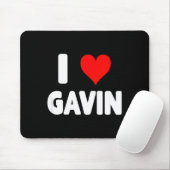 I Love Gavin - Heart  Muismat (Met muis)