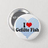 I Love Gefilte Fish Ronde Button 5,7 Cm (Voorkant /achterkant)