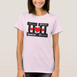 ♊★ 😍I Love Gemini-Best-Zodiac Sign Slim-fit T-shirt