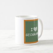 I Love Geography Koffiemok (Voorkant rechts)