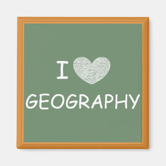 I Love Geography Magneet