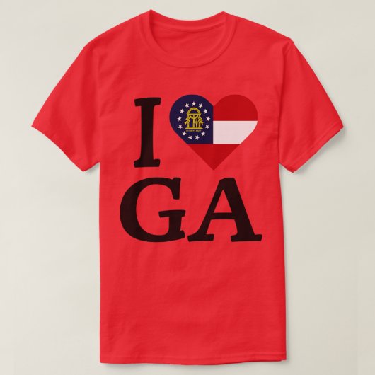 I Love Georgia TShirt 1 (Design devant)
