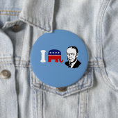 I Love Gerald Ford Ronde Button 4,0 Cm (In situ)