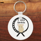 I Love Gerbils Sleutelhanger (Voorkant)