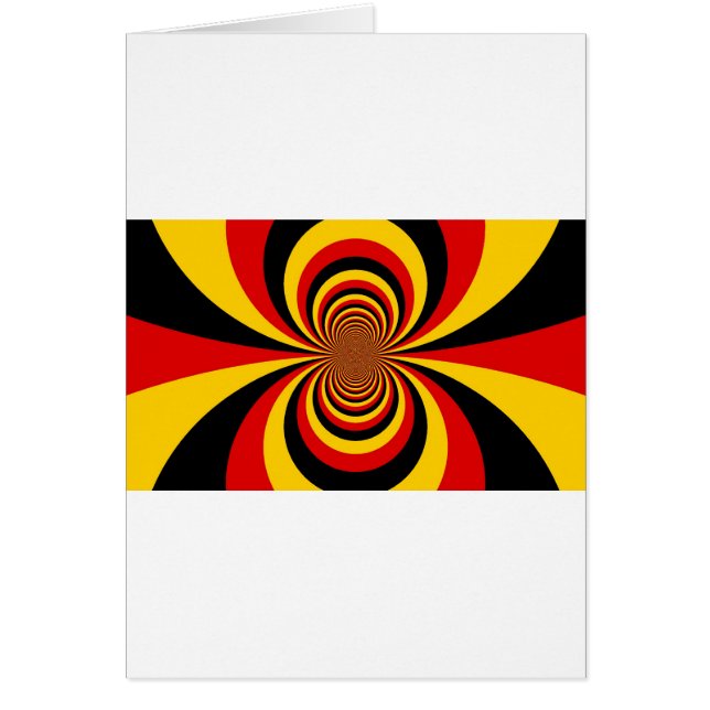 I Love Germany National Flag Colors Art Print (Devant)