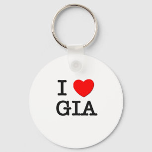 I Love Gia Sleutelhanger