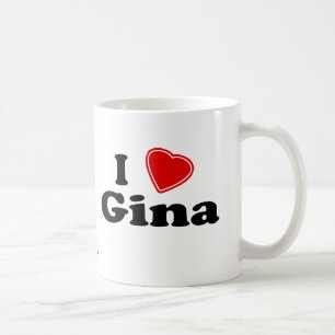I Love Gina Koffiemok