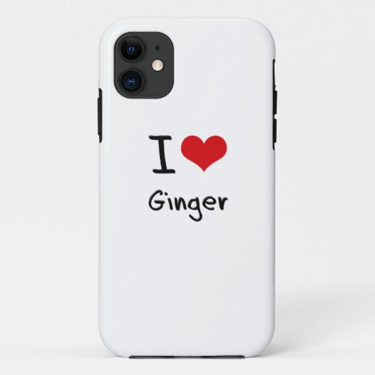 I Love Ginger Case-Mate iPhone Case (Achterkant)