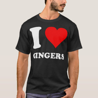 I Love Gingers T-shirt