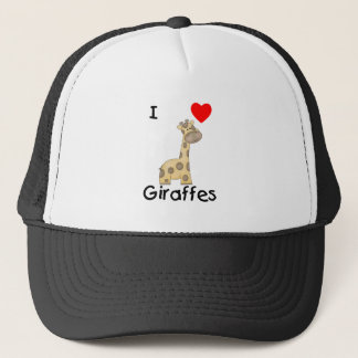 I Love Giraffes (2) Trucker Pet