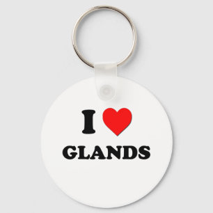 I Love Glands Sleutelhanger