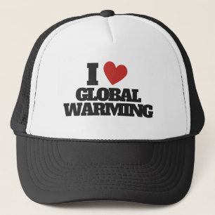 I Love Global Warming Mannen T-Shirt Trucker Pet
