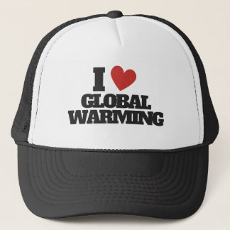 I Love Global Warming Mannen T-Shirt Trucker Pet