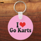 I Love Go Karts Sleutelhanger (Voorkant)