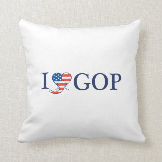 "I Love GOP" 16 x 16" Pillow. Kussen