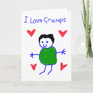I Love Gramps Feestdagen Kaart
