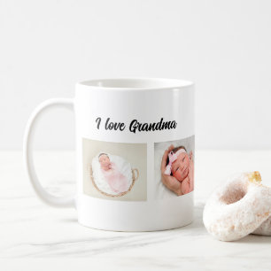 I Love Grand-mère Custom Photo Mug