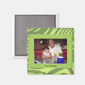 "I Love Grand-Père" Image Magnet (Recto/Verso)