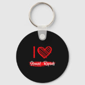 I Love Grand Rads I Heart Grand Rads  Sleutelhanger (Voorkant)
