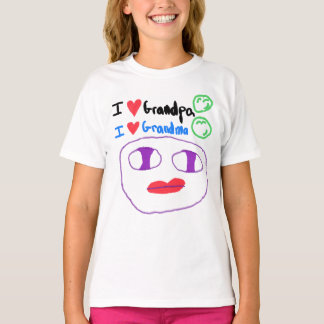 I Love Grandma and Grandpa Kinder T shirt