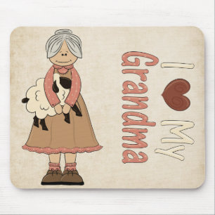I Love Grandma Mousepad Muismat