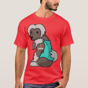 I Love Grandma Tattoo Chinese Crested Grandmoeder T-shirt