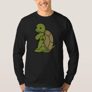 I Love Grandpa Tattoo Tortoise Grandfather Pet T-shirt