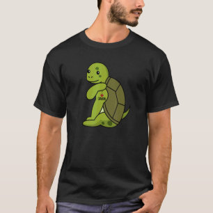 I Love Grandpa Tattoo Turtle Grandfather Pet T-shirt