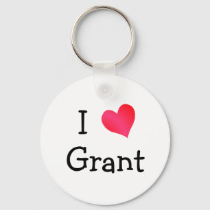 I Love Grant Sleutelhanger