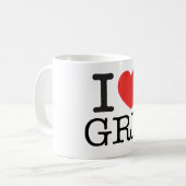 I Love Gre - mug / tasse (Devant gauche)