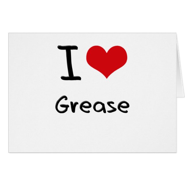 I Love Grease (Voorkant Horizontaal)