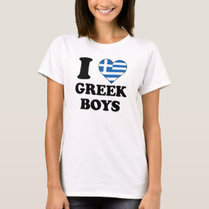I love Greek Boys T-shirt