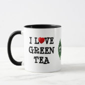 I Love Green Tea Mug - Personnalisable Mug (Gauche)