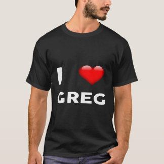 I Love Greg Nom du Sweat - shirt à capuche