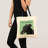 I Love Greyhounds Canvas Budget Canvas tas (Voorkant (product))
