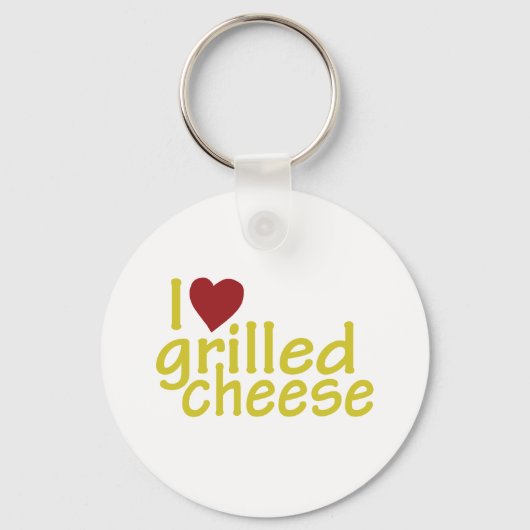 I Love Grilled Cheese Sleutelhanger (Voorkant)