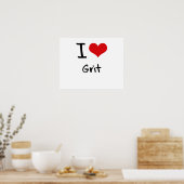 I Love Grit Poster (Keuken)