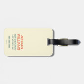 I Love Grits Bagagelabel (Achterkant horizontaal)