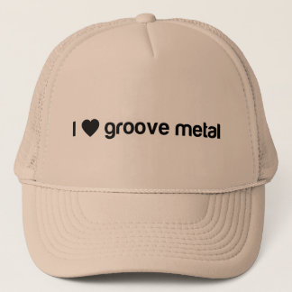 I Love Groove Metal Trucker Pet