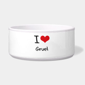 I Love Gruel Voerbakje