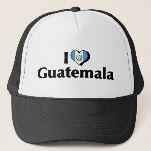 I Love Guatemala Flag Trucker Pet
