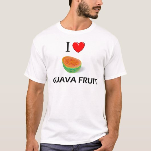 I Love Guava Fruit T-shirt (Voorkant)