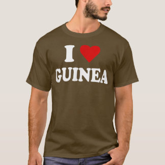 I Love Guinea T-shirt