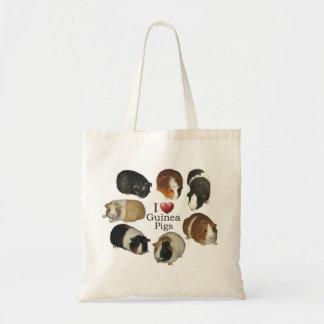 I Love Guinee Pigs Canvas tas