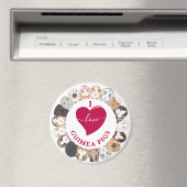 I Love Guinee Pigs Magneet (Insitu (Vaatwasser))