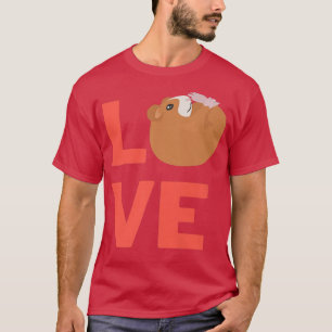 I Love GuineePig Cute Pet Oreders and Dierenvriend T-shirt