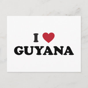 I Love Guyana Briefkaart